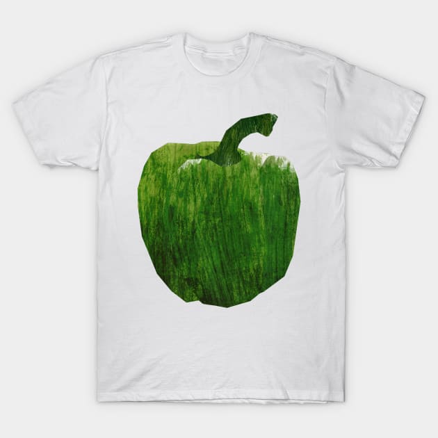 Green Pepper T-Shirt by Babban Gaelg